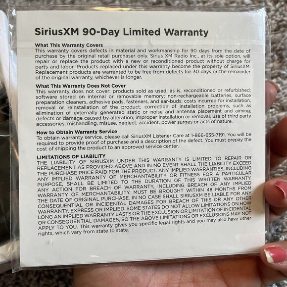 Sirius XM Onyx EZ Radio Vehicle Kit New Open Box - Picture 5 of 16